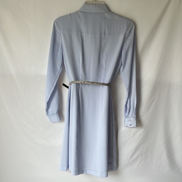 Antonio Melani Pleated & Belted Shirt Dress Size 0 - Picture 2 of 8